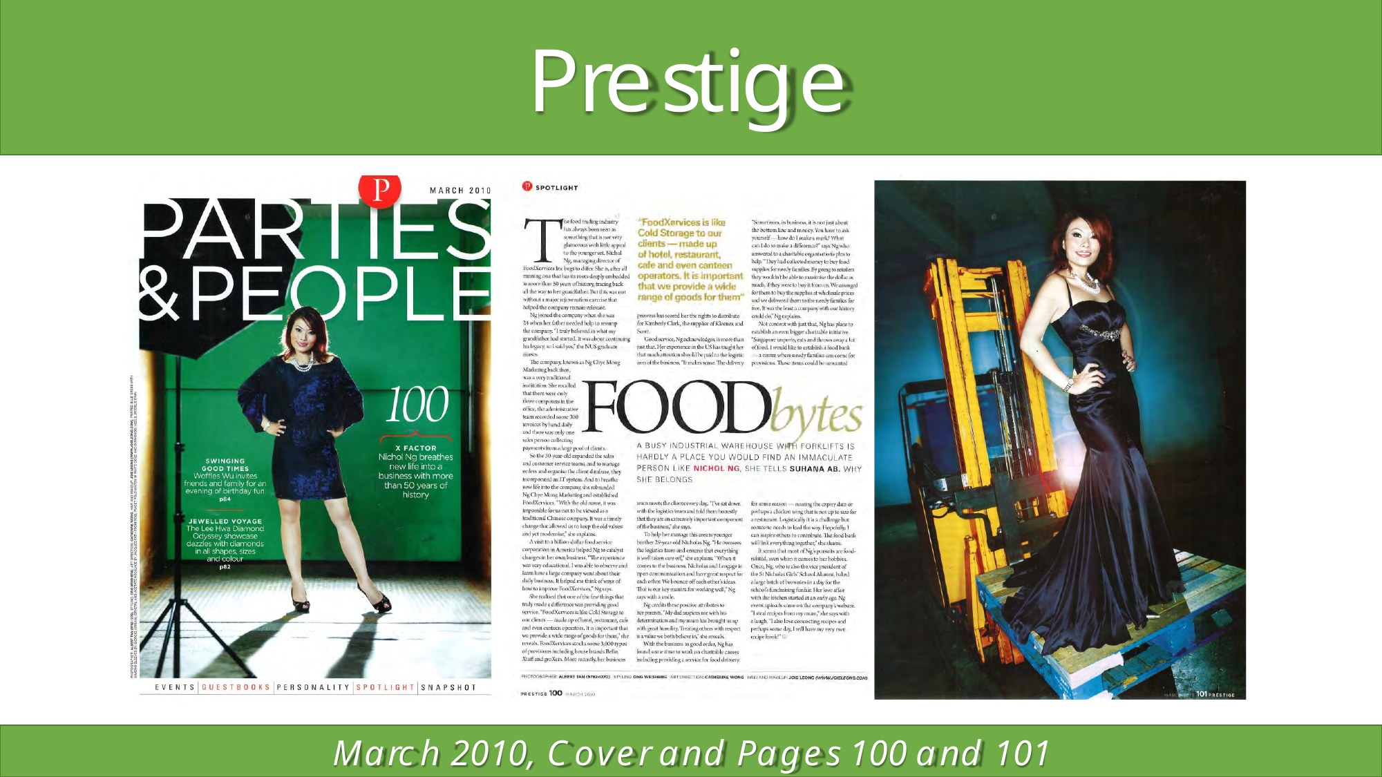 Prestige Cover March 2010