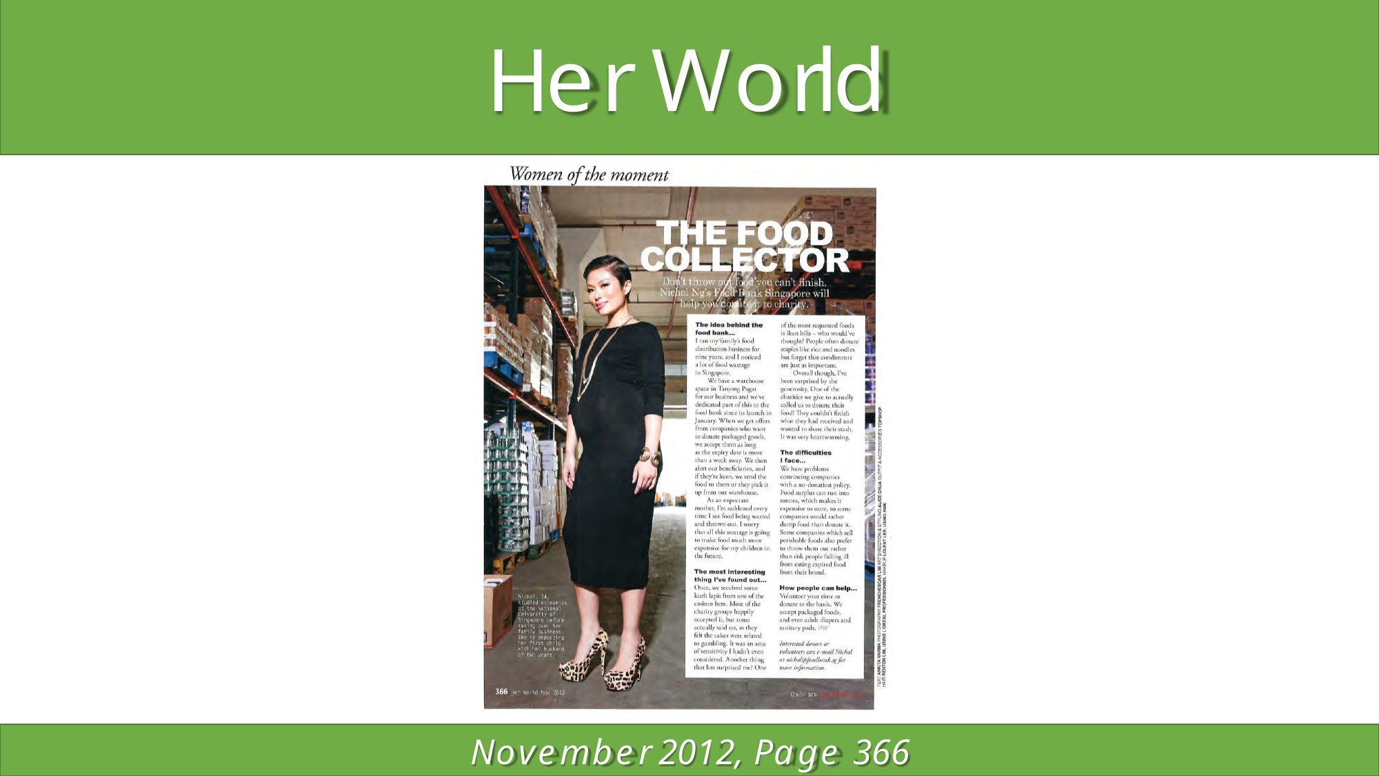 Her World November 2012
